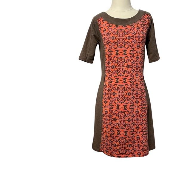 Title nine Dresses & Skirts - Title Nine Mocha Soft Stretch Knit Dress